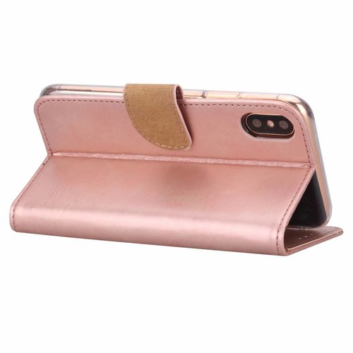 Bookcase Apple iPhone 7 hoesje - Rosé Goud