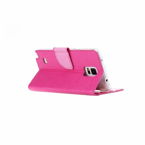 Bookcase Samsung Galaxy Note 4 hoesje - Roze