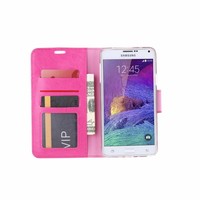 Bookcase Samsung Galaxy Note 4 hoesje - Roze