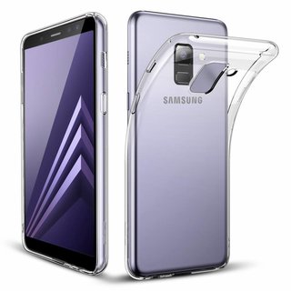 Samsung Galaxy A6 Plus 2018 siliconen (gel) achterkant hoesje - Transparant