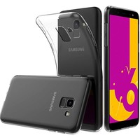 Samsung Galaxy J6 2018 siliconen (gel) achterkant hoesje - Transparant