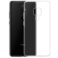 Huawei Mate 20 siliconen (gel) achterkant hoesje - Transparant