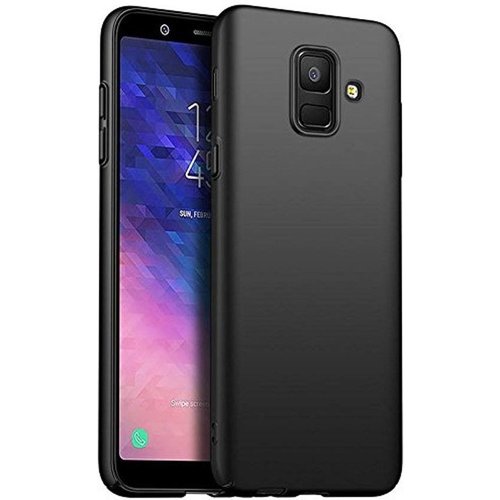 Samsung Galaxy J6 2018 siliconen (gel) achterkant hoesje - Zwart