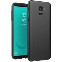 Samsung Galaxy J6 2018 siliconen (gel) achterkant hoesje - Zwart