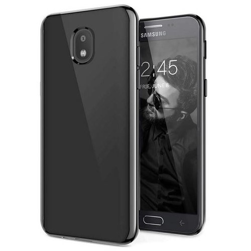 Samsung Galaxy J7 2018 siliconen (gel) achterkant hoesje - Zwart