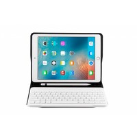 Bluetooth Smart QWERTY Keyboard hoes voor de Apple iPad 2017/2018 (9.7 inch) - Rosé Goud