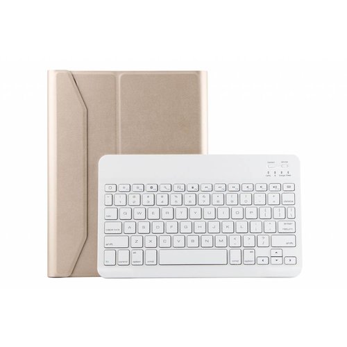 Bluetooth Smart QWERTY Keyboard hoes voor de Apple iPad 2017/2018 (9.7 inch) - Goud