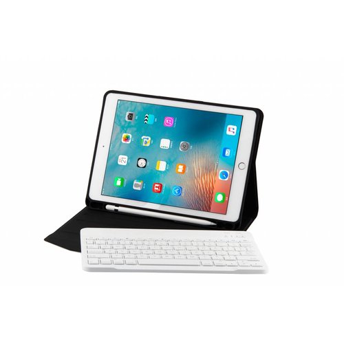 Bluetooth Smart QWERTY Keyboard hoes voor de Apple iPad 2017/2018 (9.7 inch) - Goud