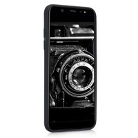 Samsung Galaxy A6 2018 siliconen (gel) achterkant hoesje - Zwart