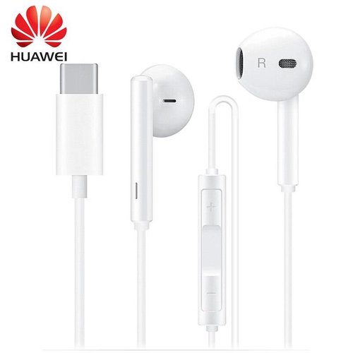 Huawei CM33 Originele Hi-Res Stereo in ear Headset / Oordopjes Type-C - Wit