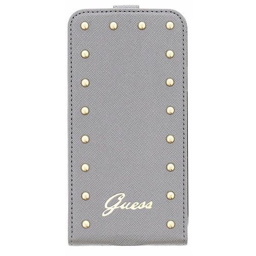 Guess Originele Studded Collection Flip Case hoesje voor de Samsung S5 - Grijs