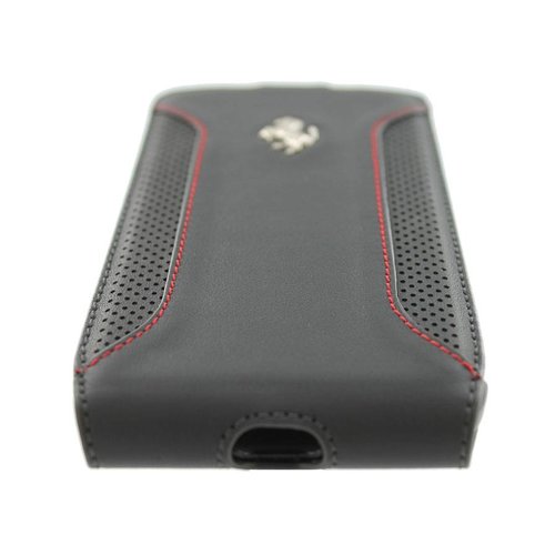 Ferrari Originele F12 Series Flip Case Hoesje voor de Samsung Galaxy S4 - Zwart