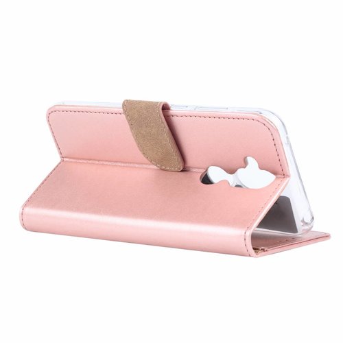 Bookcase Nokia 8.1 hoesje - Rosé Goud