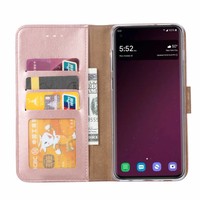 Bookcase Samsung Galaxy S10 hoesje - Rosé Goud