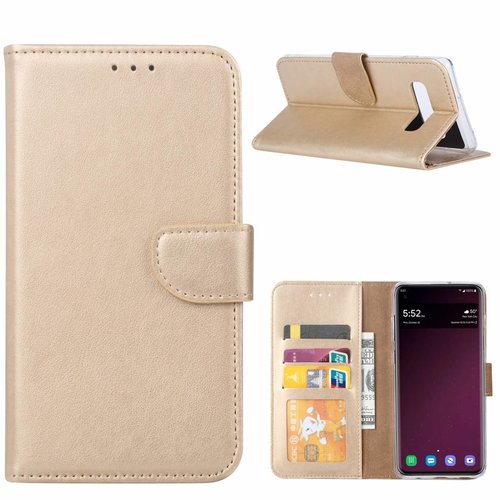 Bookcase Samsung Galaxy S10 Plus hoesje - Goud