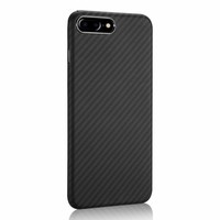 Nevox Originele Aramide Back Cover Hoesje voor de Apple iPhone 7 Plus / 8 Plus - Zwart