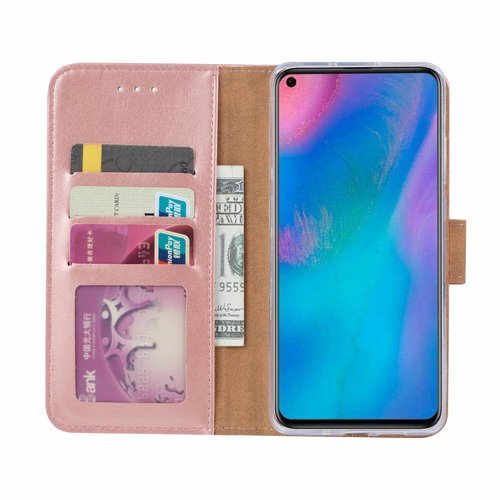 Bookcase Huawei P30 Pro hoesje - Rosé Goud