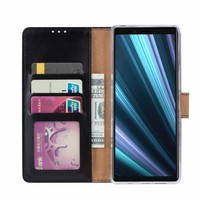 Bookcase Sony Xperia 1 hoesje - Zwart