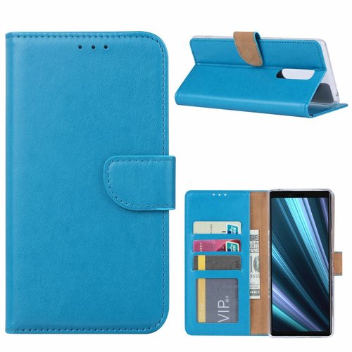 Bookcase Sony Xperia 1 hoesje - Blauw