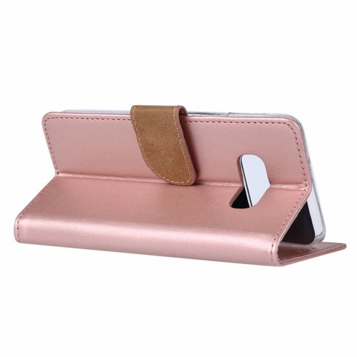 Bookcase Samsung Galaxy S10E hoesje - Rosé Goud