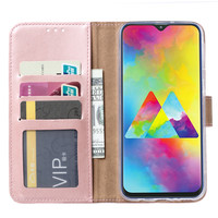 Bookcase Samsung Galaxy M20 hoesje - Rosé Goud