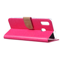 Bookcase Samsung Galaxy A30 hoesje - Roze