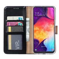 Bookcase Samsung Galaxy A50 hoesje - Zwart