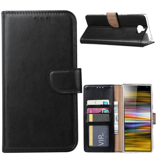 Bookcase Sony Xperia 10 Plus hoesje - Zwart