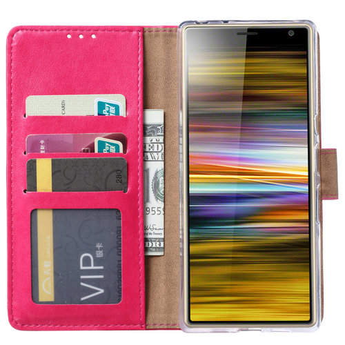 Bookcase Sony Xperia 10 Plus hoesje - Roze