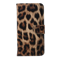 Panter print lederen Bookcase hoesje voor de Samsung Galaxy S10 Plus