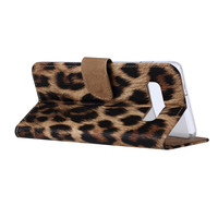 Panter print lederen Bookcase hoesje voor de Samsung Galaxy S10 Plus