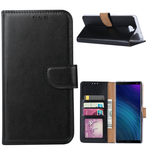 Bookcase Sony Xperia 10 hoesje - Zwart