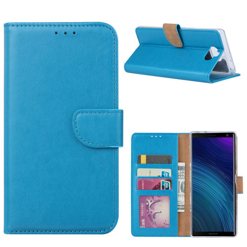 Bookcase Sony Xperia 10 hoesje - Blauw