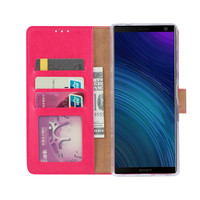 Bookcase Sony Xperia 10 hoesje - Roze