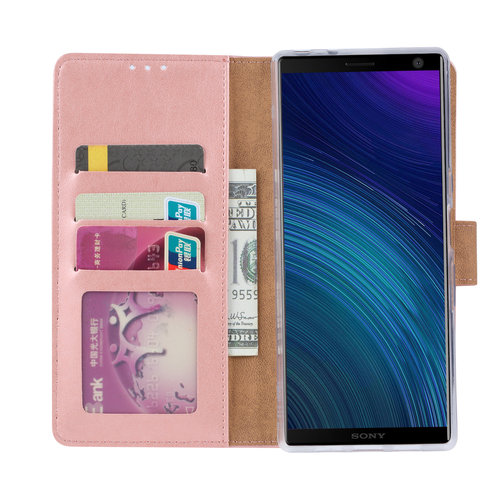 Bookcase Sony Xperia 10 hoesje - Rosé Goud