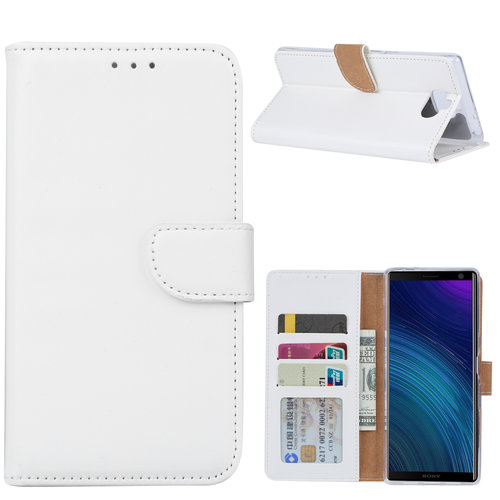 Bookcase Sony Xperia 10 Plus hoesje - Wit