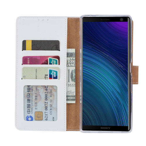 Bookcase Sony Xperia 10 Plus hoesje - Wit