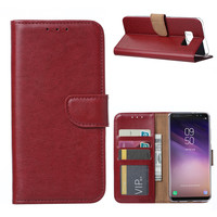 Bookcase Samsung Galaxy S8 Plus hoesje - Bordeauxrood