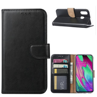 Bookcase Samsung Galaxy A40 hoesje - Zwart