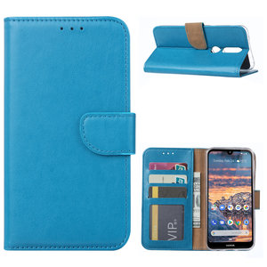 Bookcase Nokia 4.2 hoesje - Blauw
