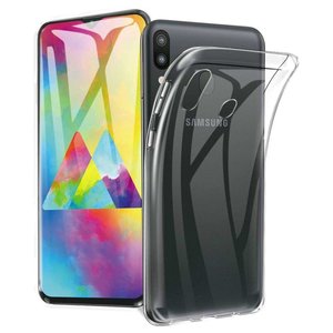 Samsung Galaxy M20 siliconen achterkant hoesje - Transparant