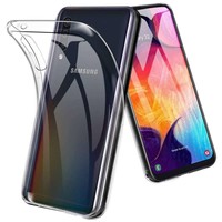 Samsung Galaxy A40 siliconen achterkant hoesje - Transparant
