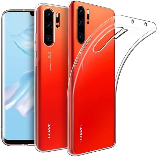 Huawei P30 Pro siliconen achterkant hoesje - Transparant