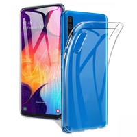 Samsung Galaxy A70 siliconen achterkant hoesje - Transparant