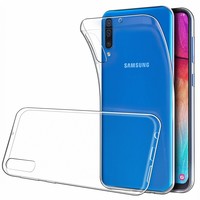 Samsung Galaxy A50 siliconen achterkant hoesje - Transparant