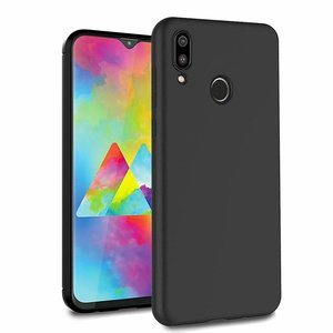 Samsung Galaxy M20 siliconen (gel) achterkant hoesje - Zwart