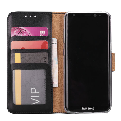Bookcase Samsung Galaxy S8 Plus hoesje - Zwart