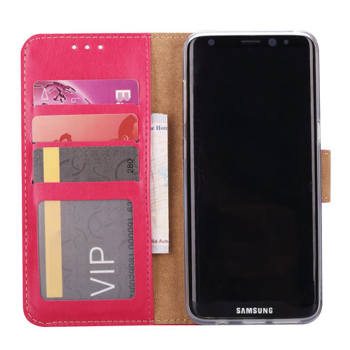 Bookcase Samsung Galaxy S8 Plus hoesje - Roze