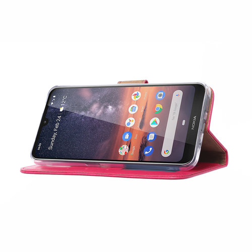 Bookcase Nokia 3.2 hoesje - Roze