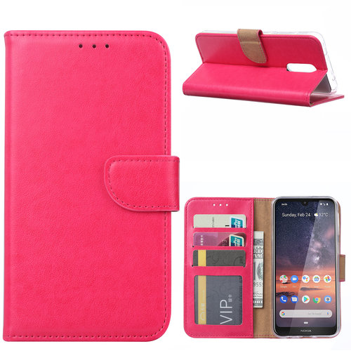 Bookcase Nokia 3.2 hoesje - Roze